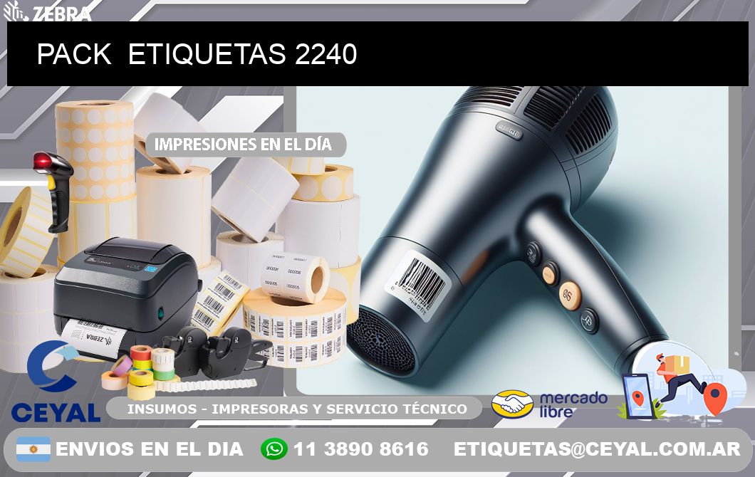 PACK  ETIQUETAS 2240