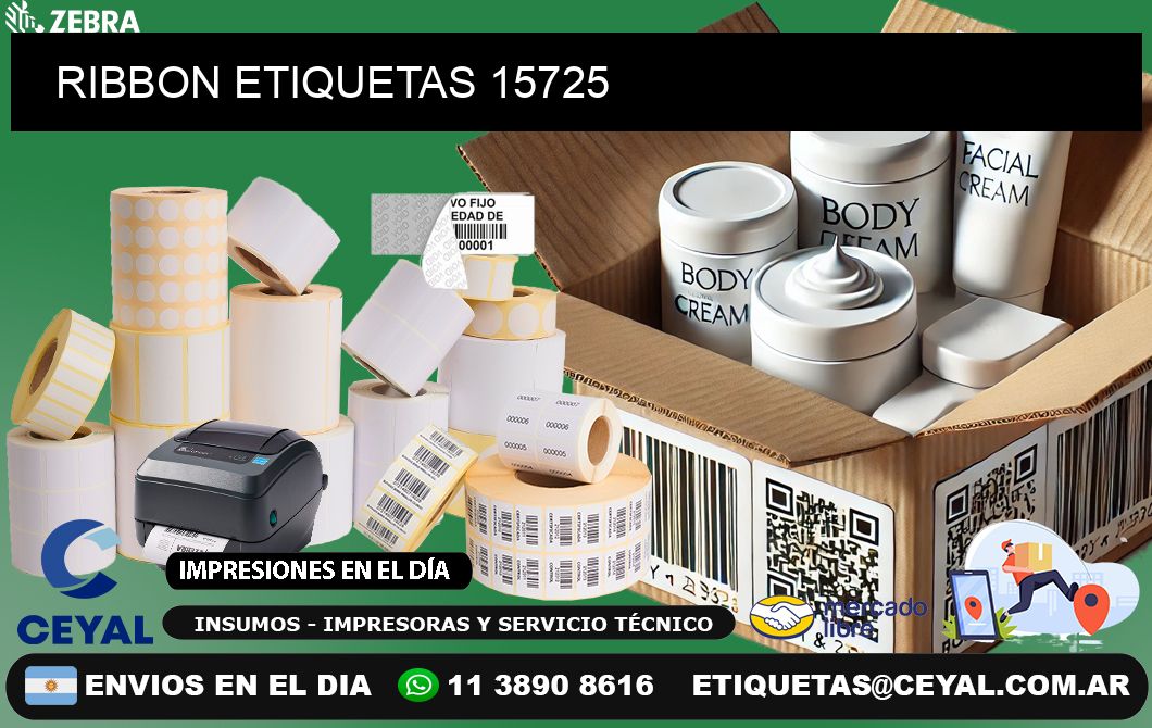 RIBBON ETIQUETAS 15725