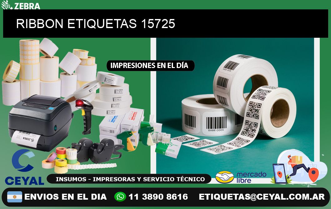 RIBBON ETIQUETAS 15725