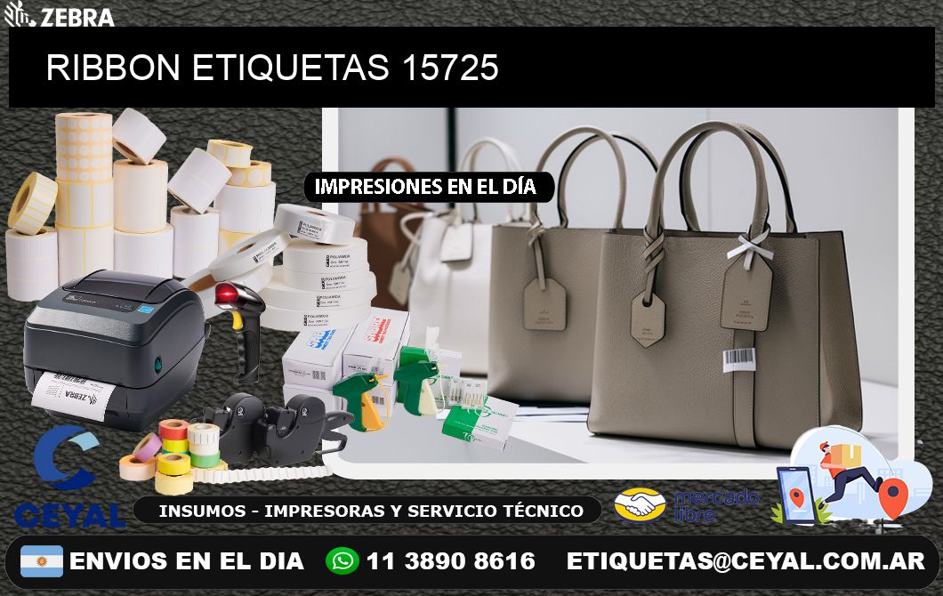 RIBBON ETIQUETAS 15725