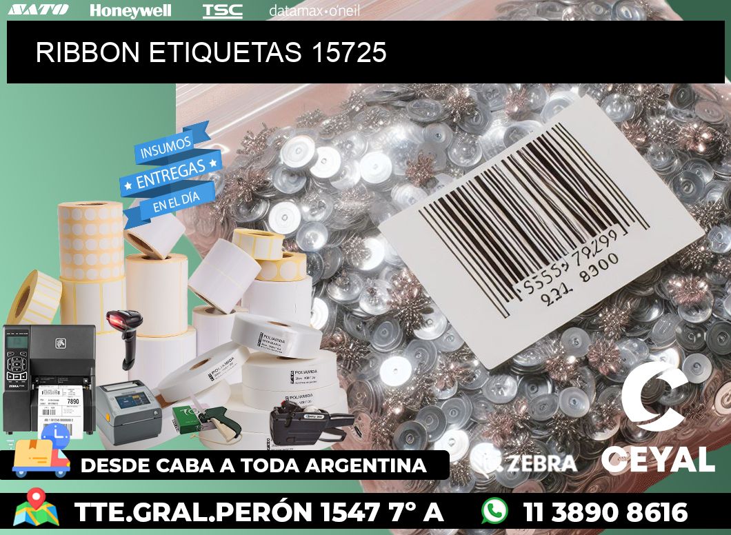 RIBBON ETIQUETAS 15725