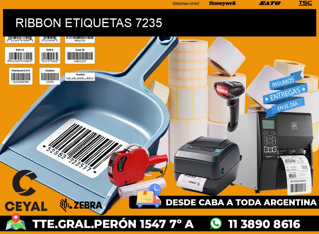 RIBBON ETIQUETAS 7235