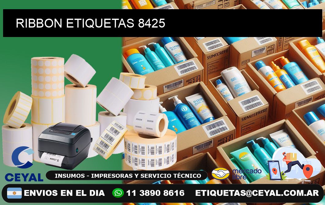 RIBBON ETIQUETAS 8425