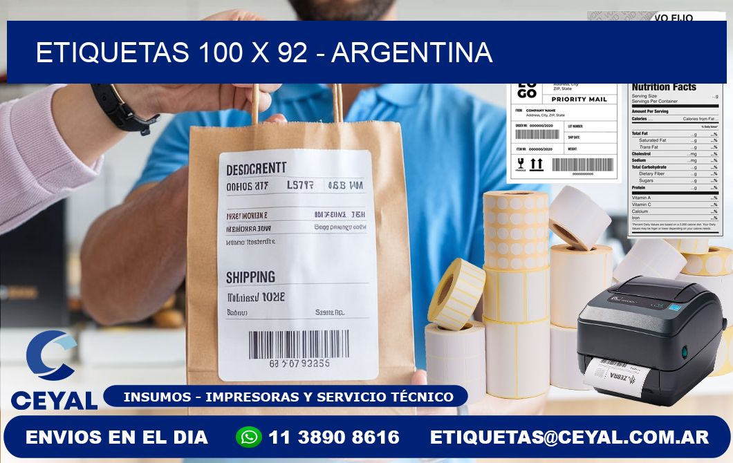 ETIQUETAS 100 x 92 - ARGENTINA