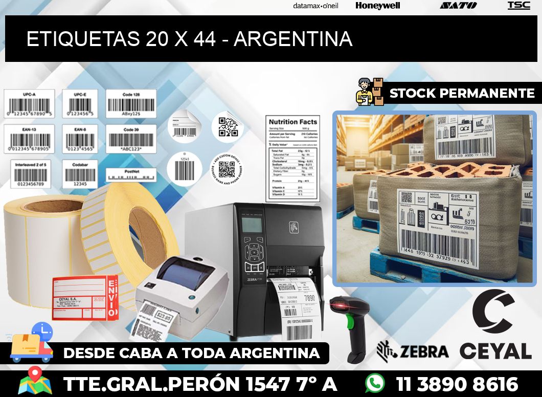 ETIQUETAS 20 x 44 – ARGENTINA