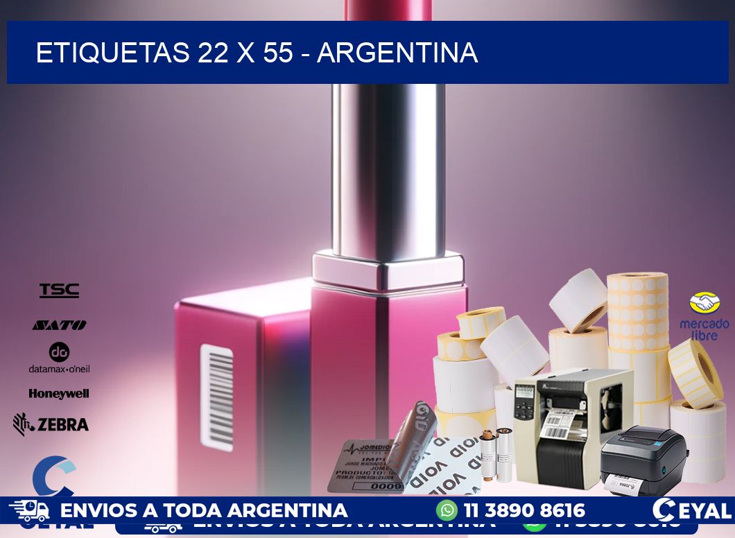 ETIQUETAS 22 x 55 – ARGENTINA