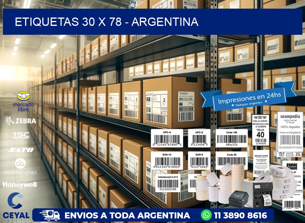 ETIQUETAS 30 x 78 – ARGENTINA