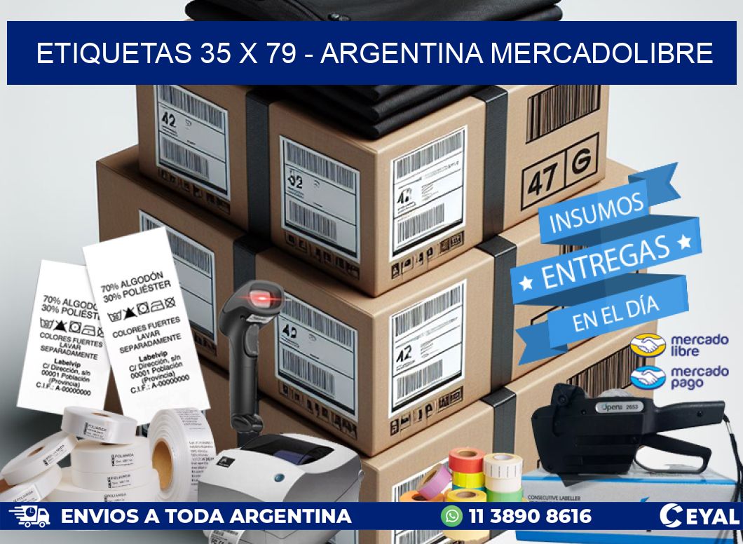 ETIQUETAS 35 x 79 – ARGENTINA MERCADOLIBRE