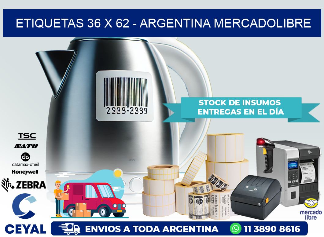 ETIQUETAS 36 x 62 – ARGENTINA MERCADOLIBRE