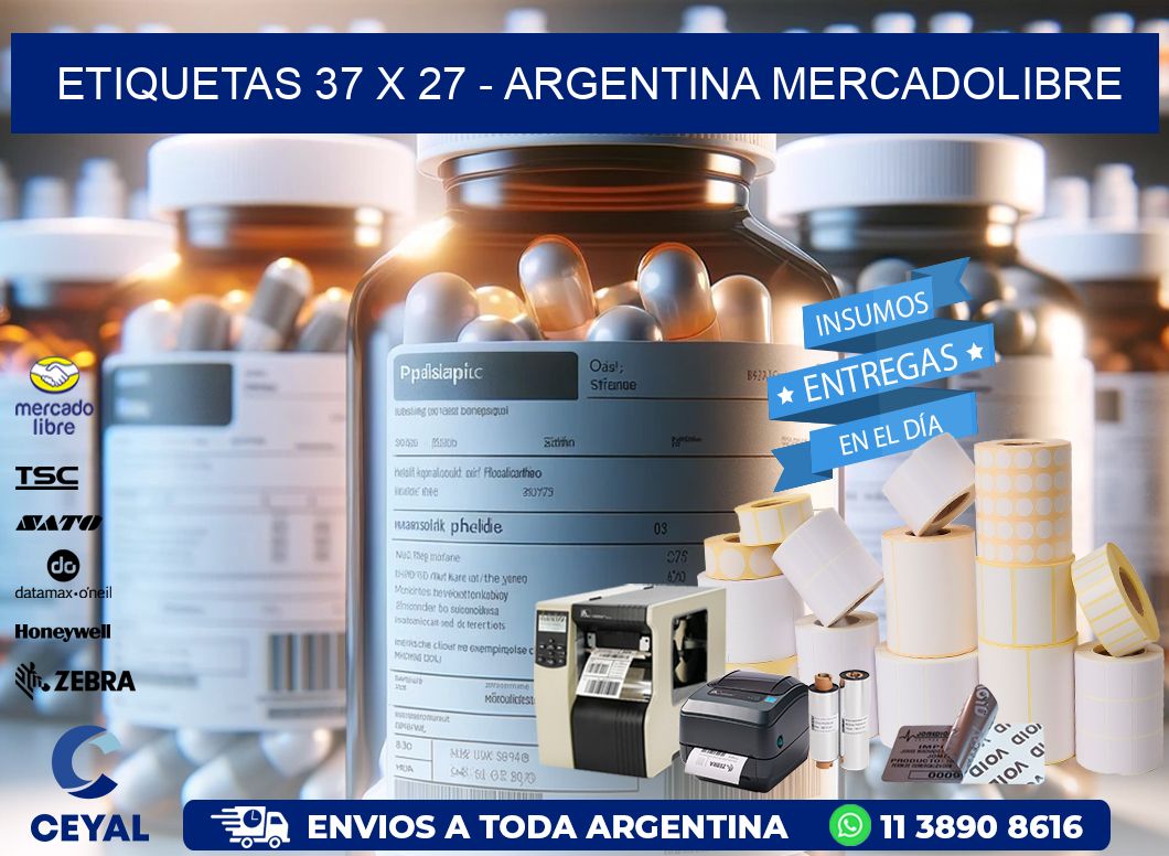 ETIQUETAS 37 x 27 – ARGENTINA MERCADOLIBRE