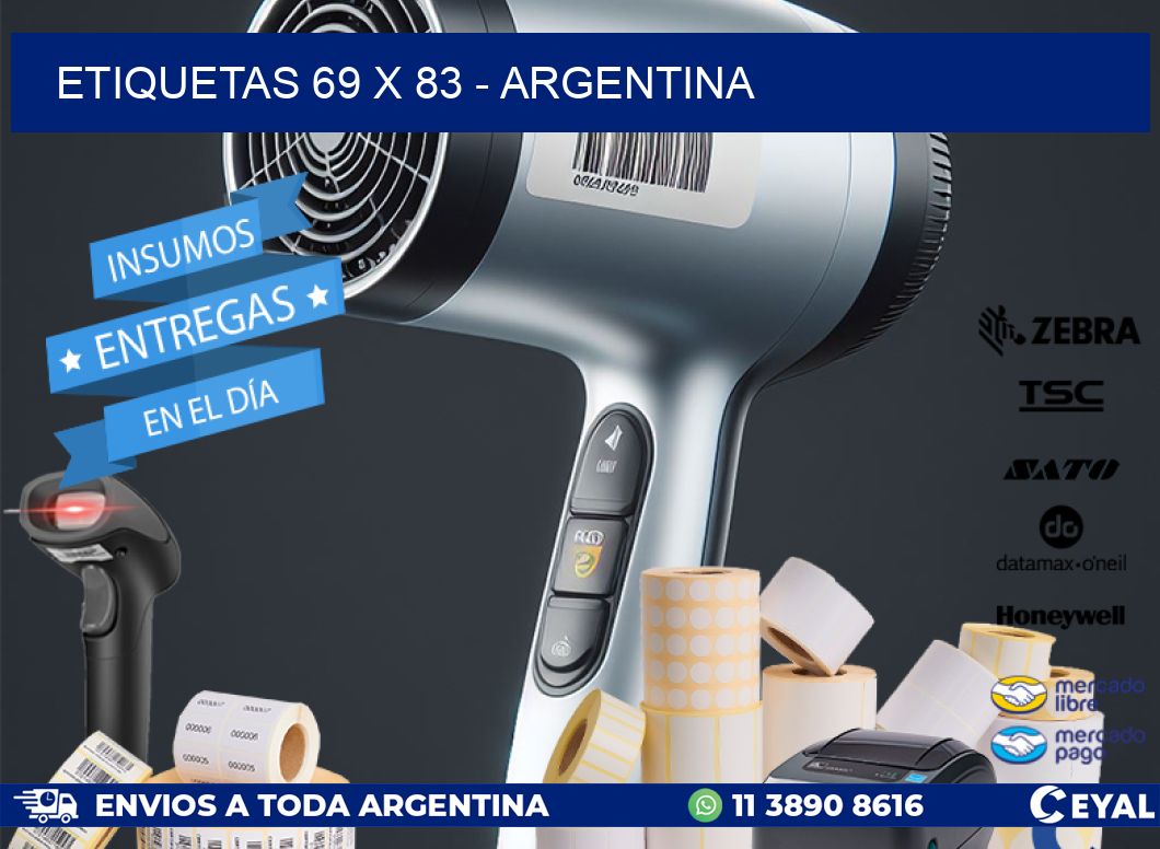 ETIQUETAS 69 x 83 - ARGENTINA