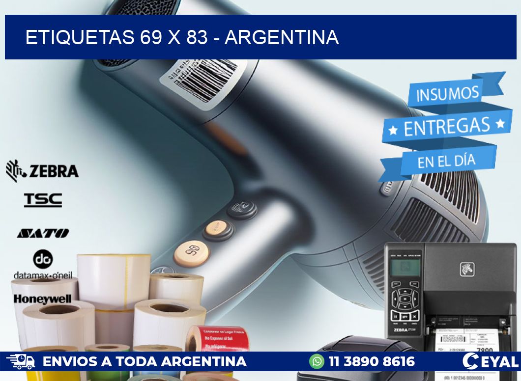 ETIQUETAS 69 x 83 - ARGENTINA