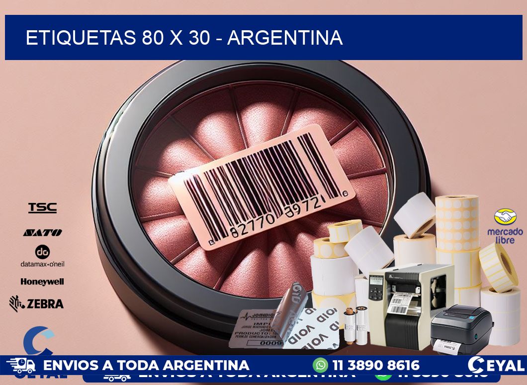 ETIQUETAS 80 x 30 – ARGENTINA