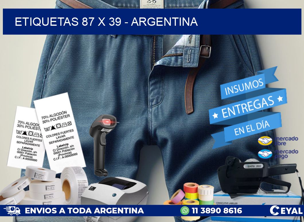 ETIQUETAS 87 x 39 – ARGENTINA