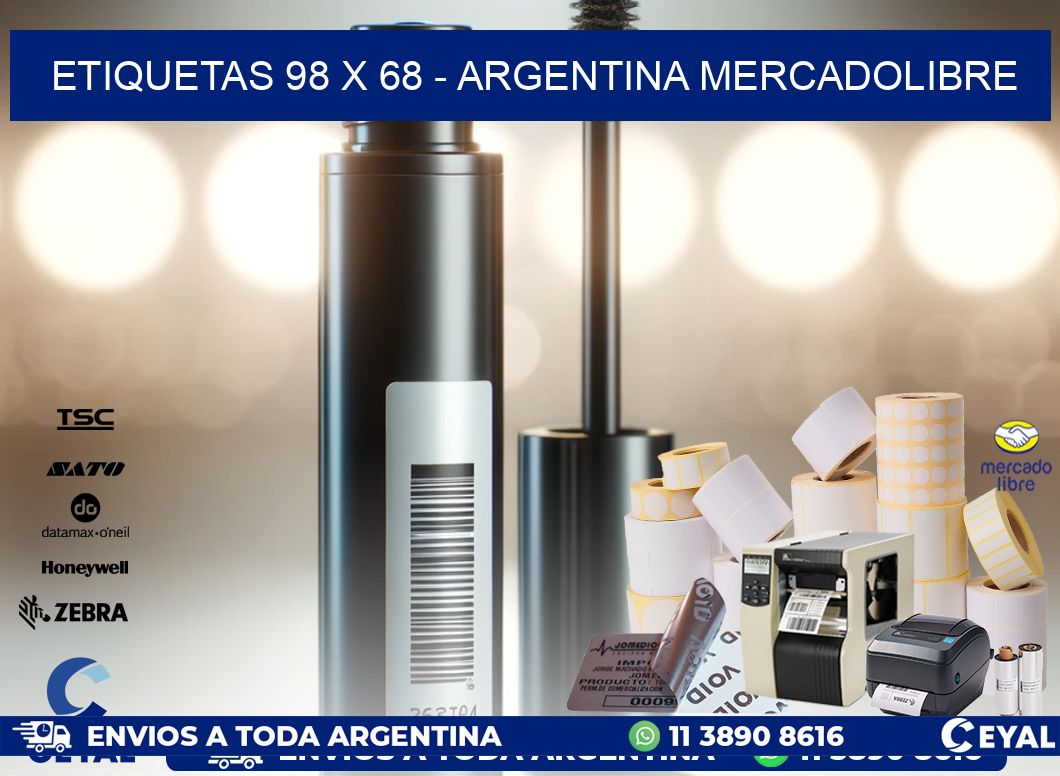 ETIQUETAS 98 x 68 – ARGENTINA MERCADOLIBRE