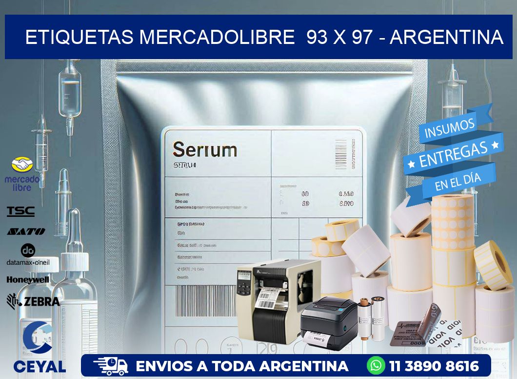 ETIQUETAS MERCADOLIBRE  93 x 97 – ARGENTINA