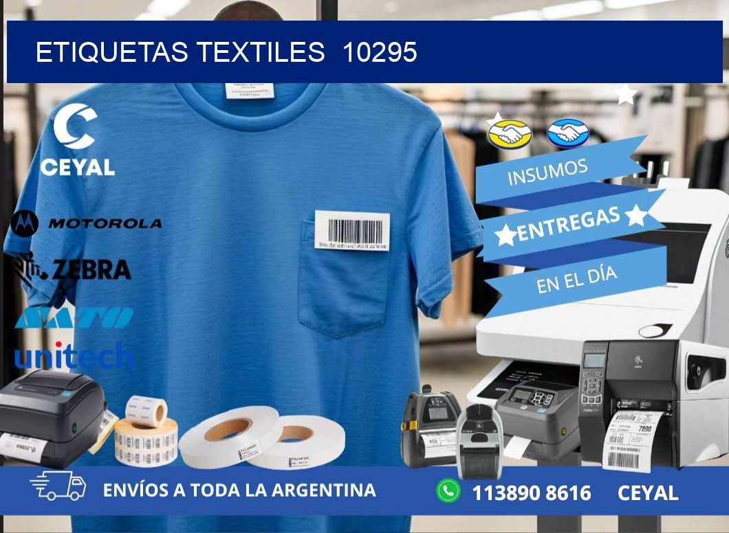 ETIQUETAS TEXTILES  10295