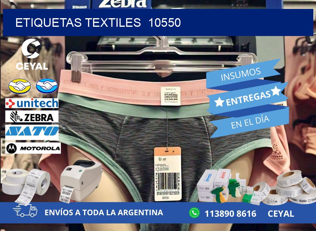 ETIQUETAS TEXTILES  10550