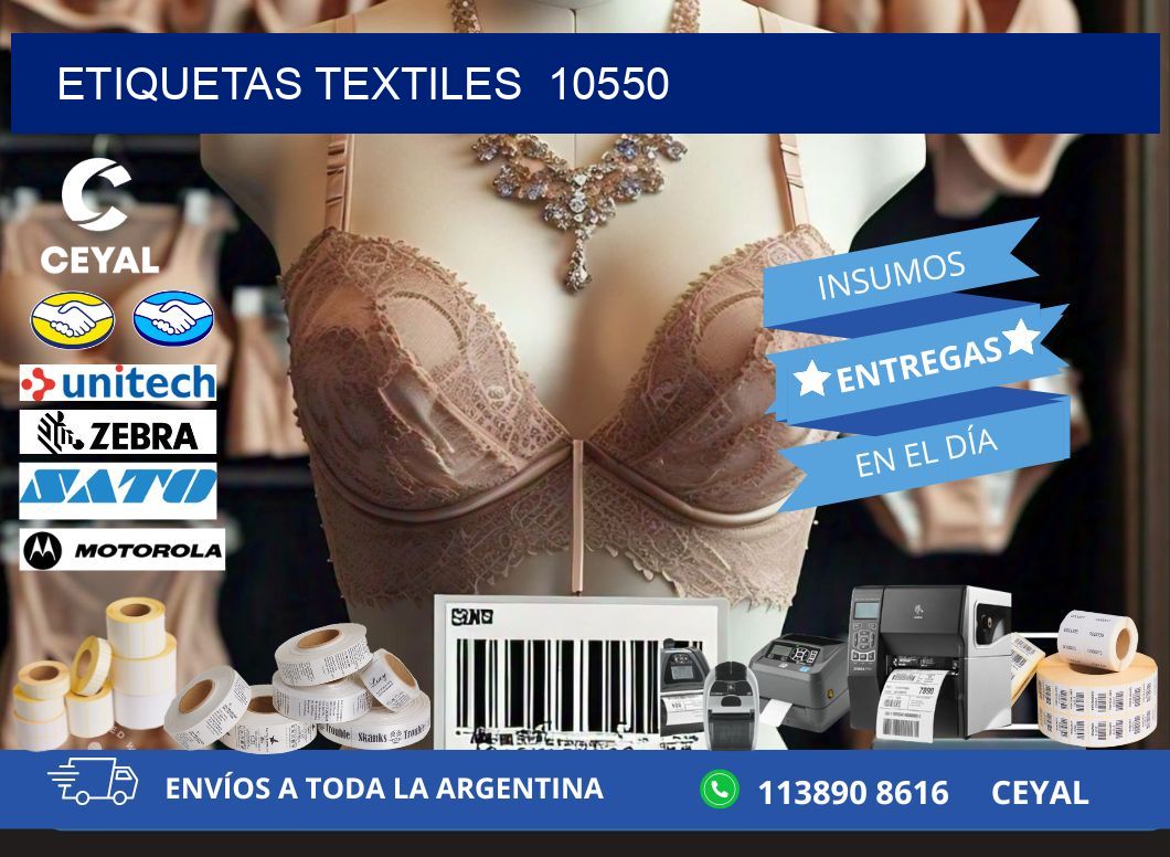 ETIQUETAS TEXTILES  10550