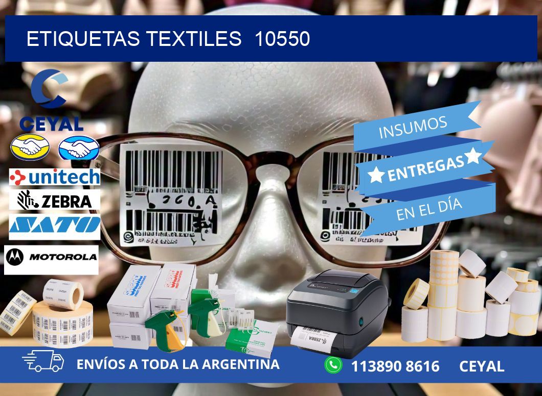 ETIQUETAS TEXTILES  10550