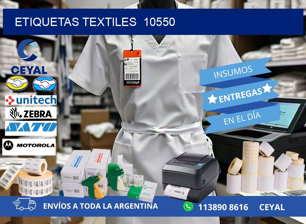 ETIQUETAS TEXTILES  10550