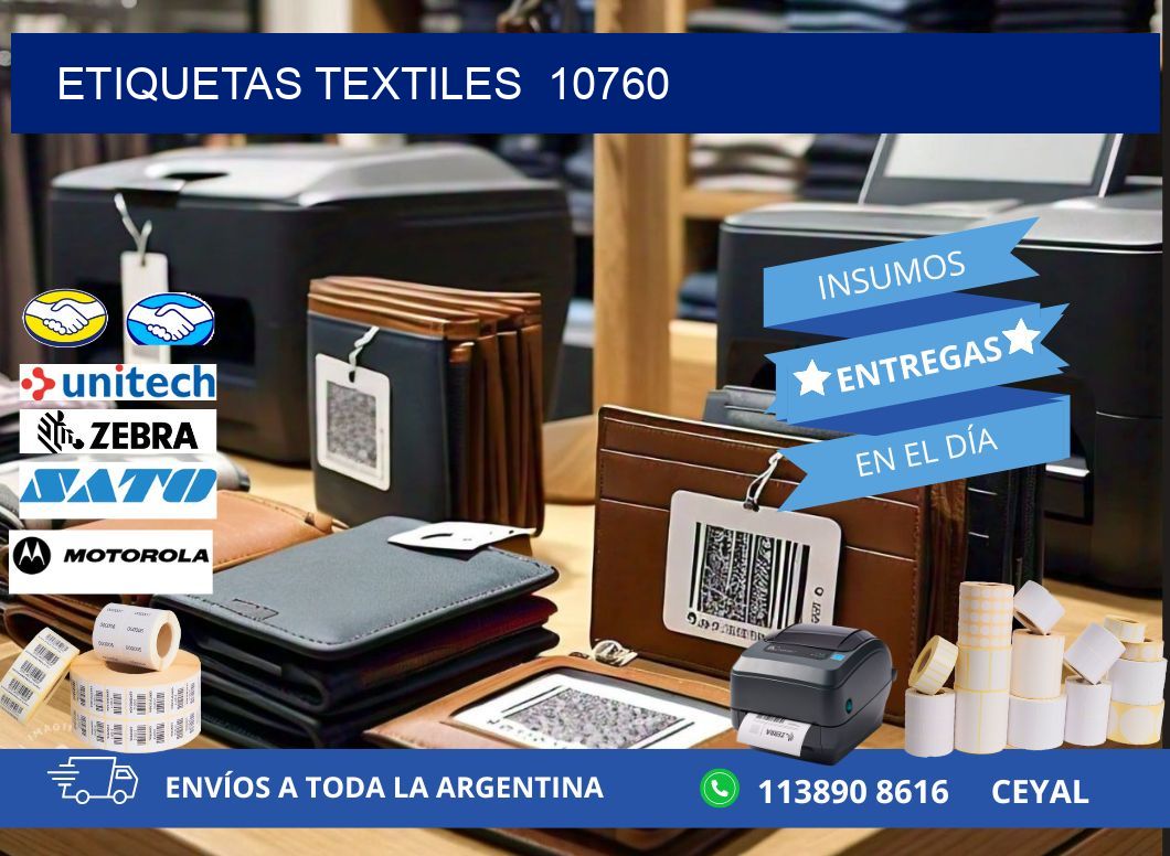 ETIQUETAS TEXTILES  10760