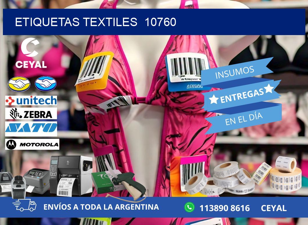 ETIQUETAS TEXTILES  10760