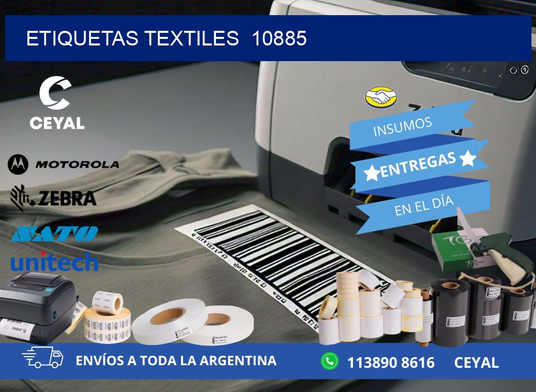 ETIQUETAS TEXTILES  10885