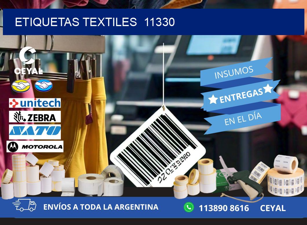 ETIQUETAS TEXTILES  11330