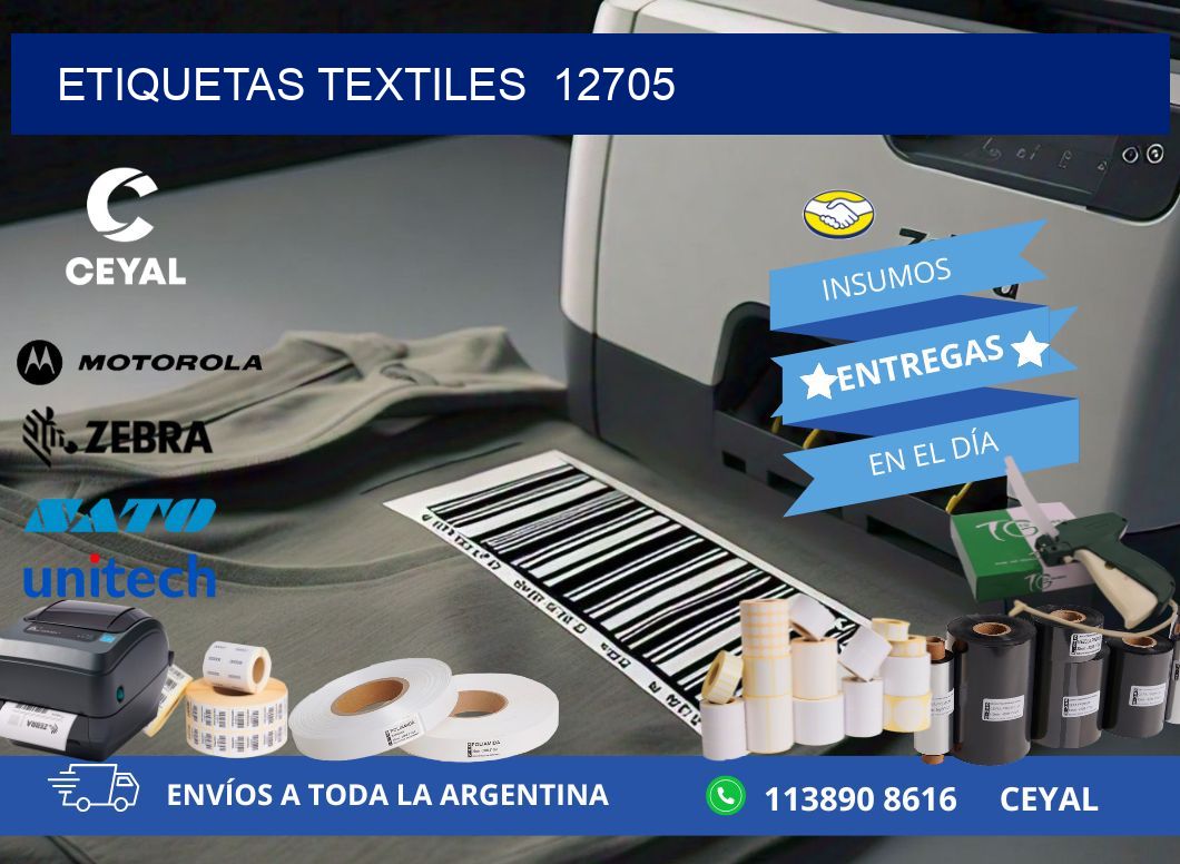 ETIQUETAS TEXTILES  12705