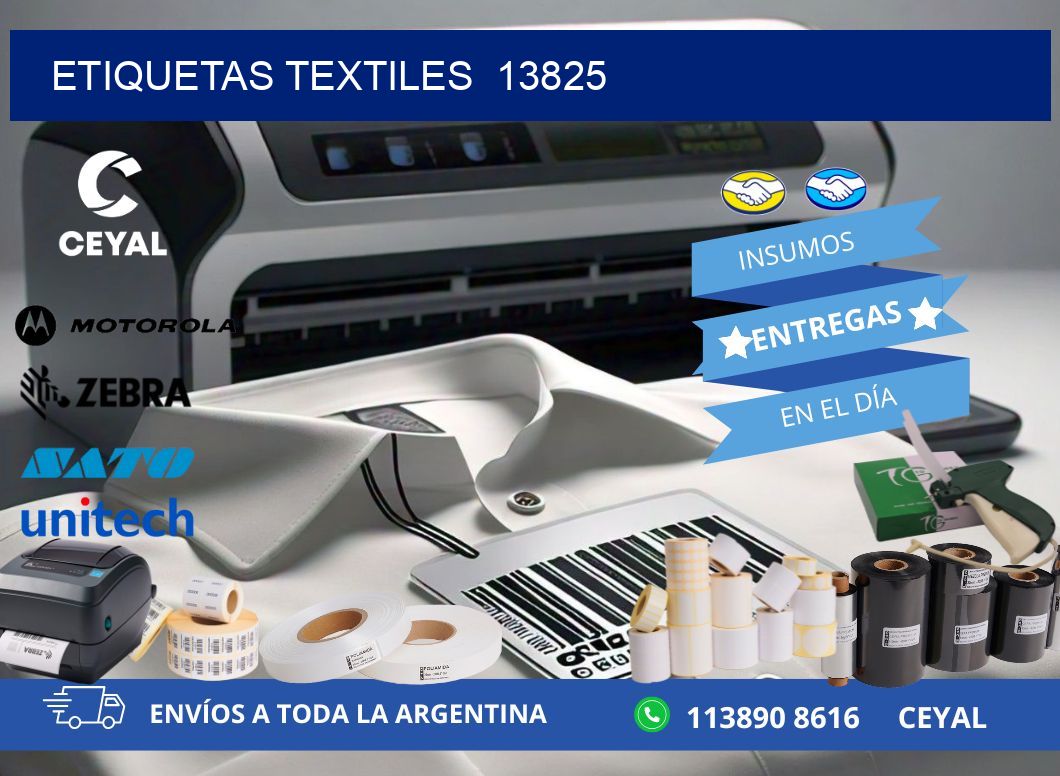 ETIQUETAS TEXTILES  13825