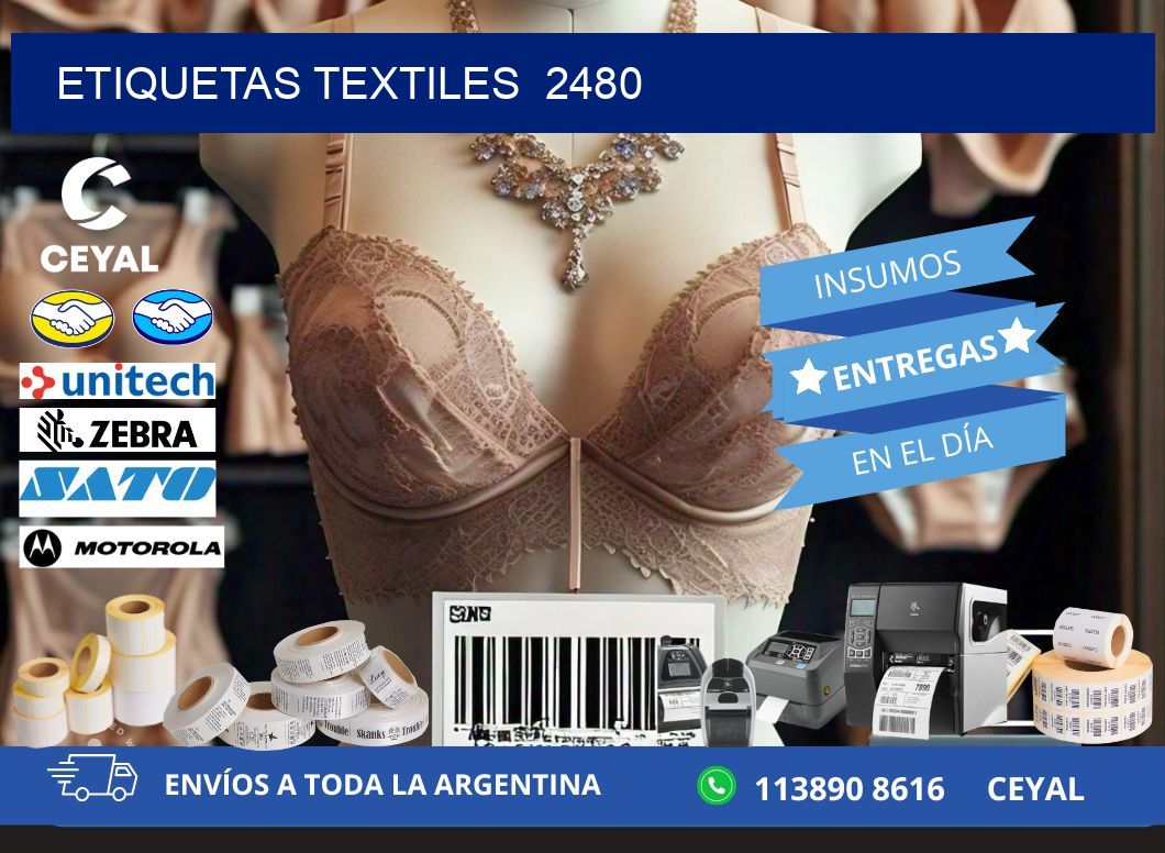 ETIQUETAS TEXTILES  2480