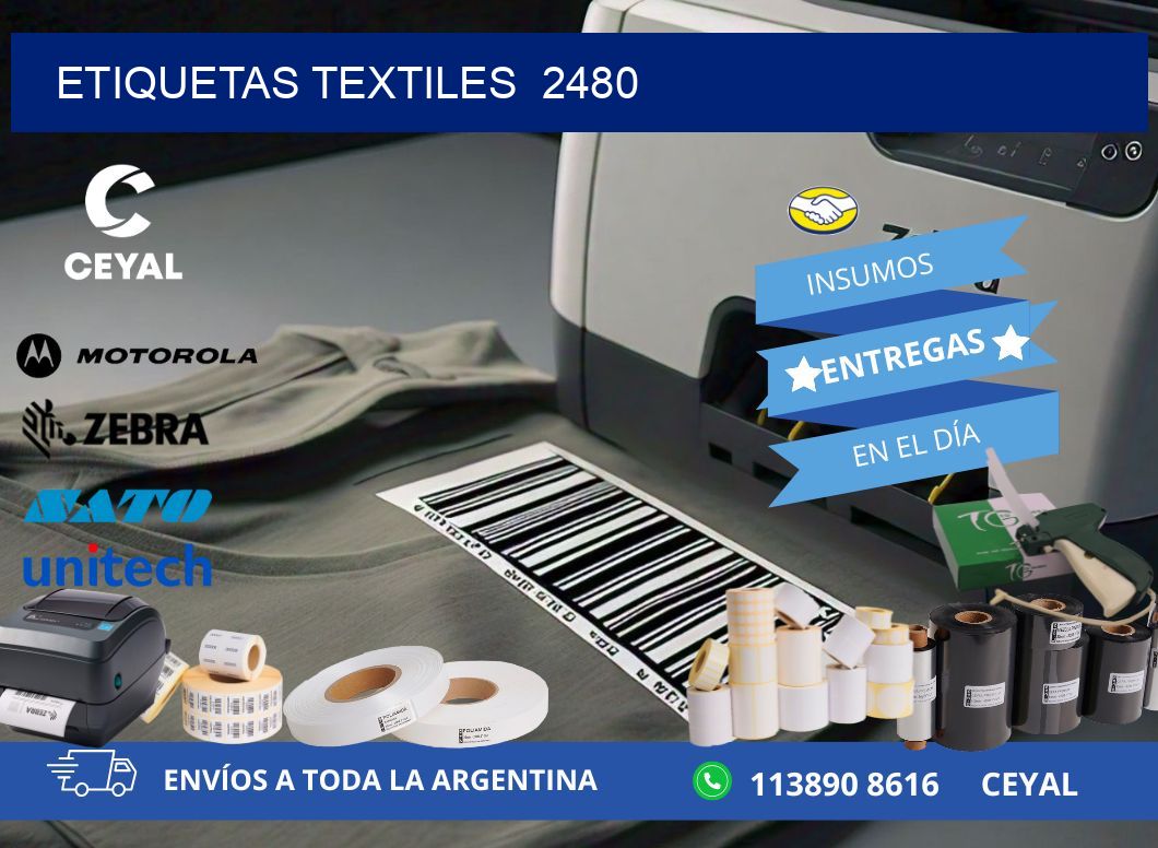 ETIQUETAS TEXTILES  2480