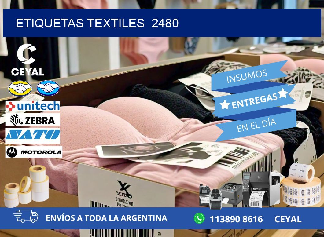 ETIQUETAS TEXTILES  2480