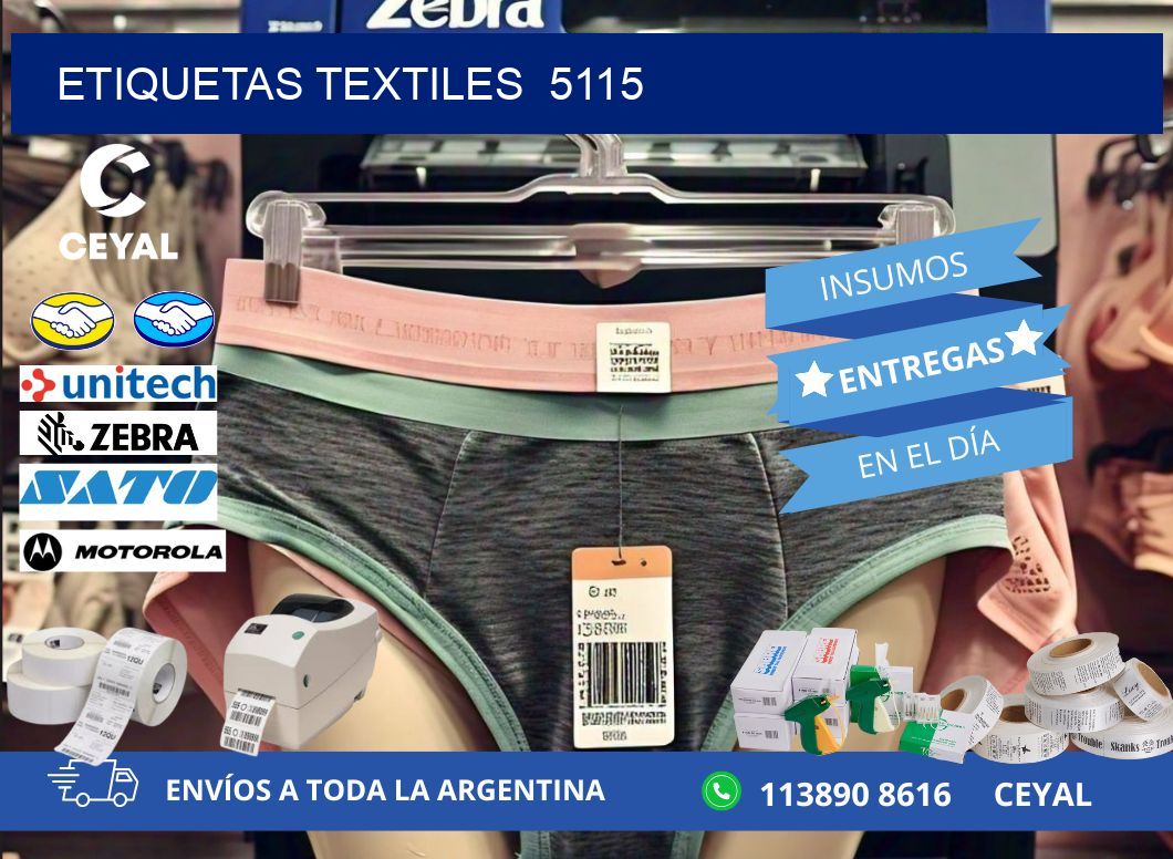 ETIQUETAS TEXTILES  5115