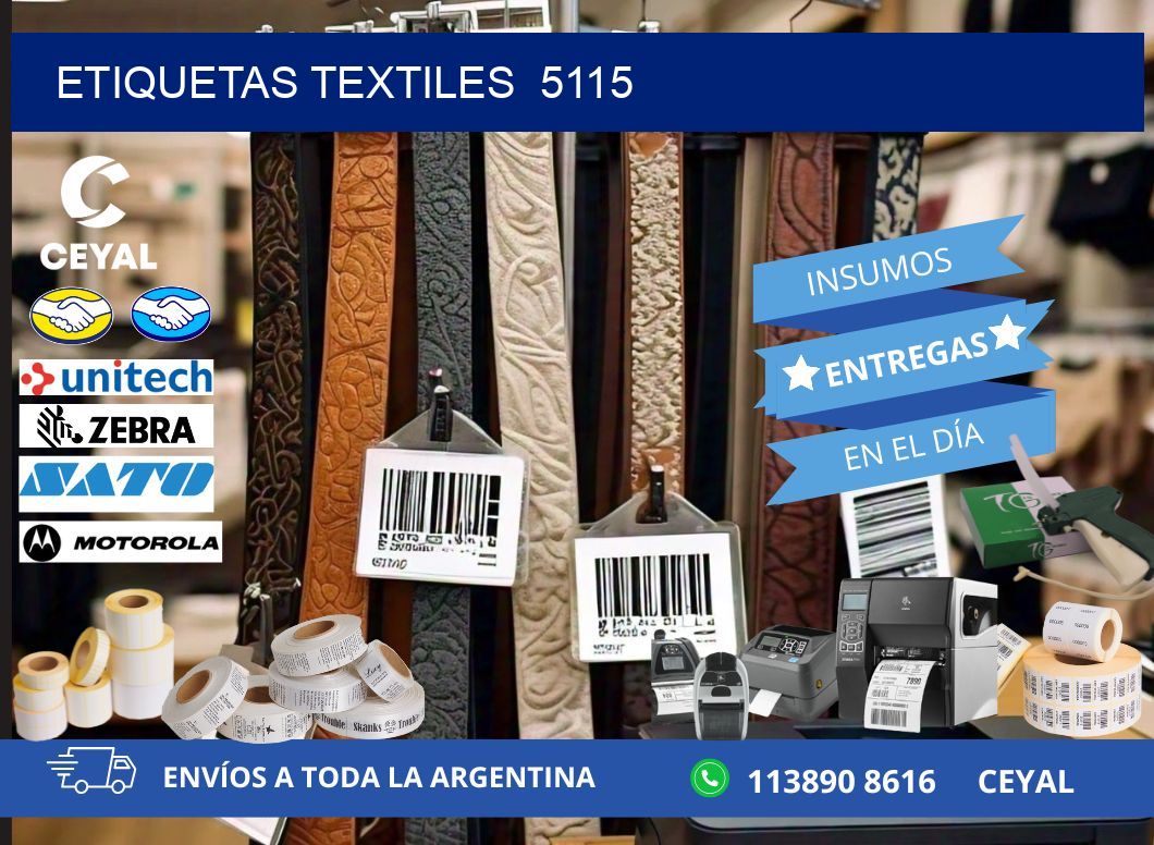 ETIQUETAS TEXTILES  5115