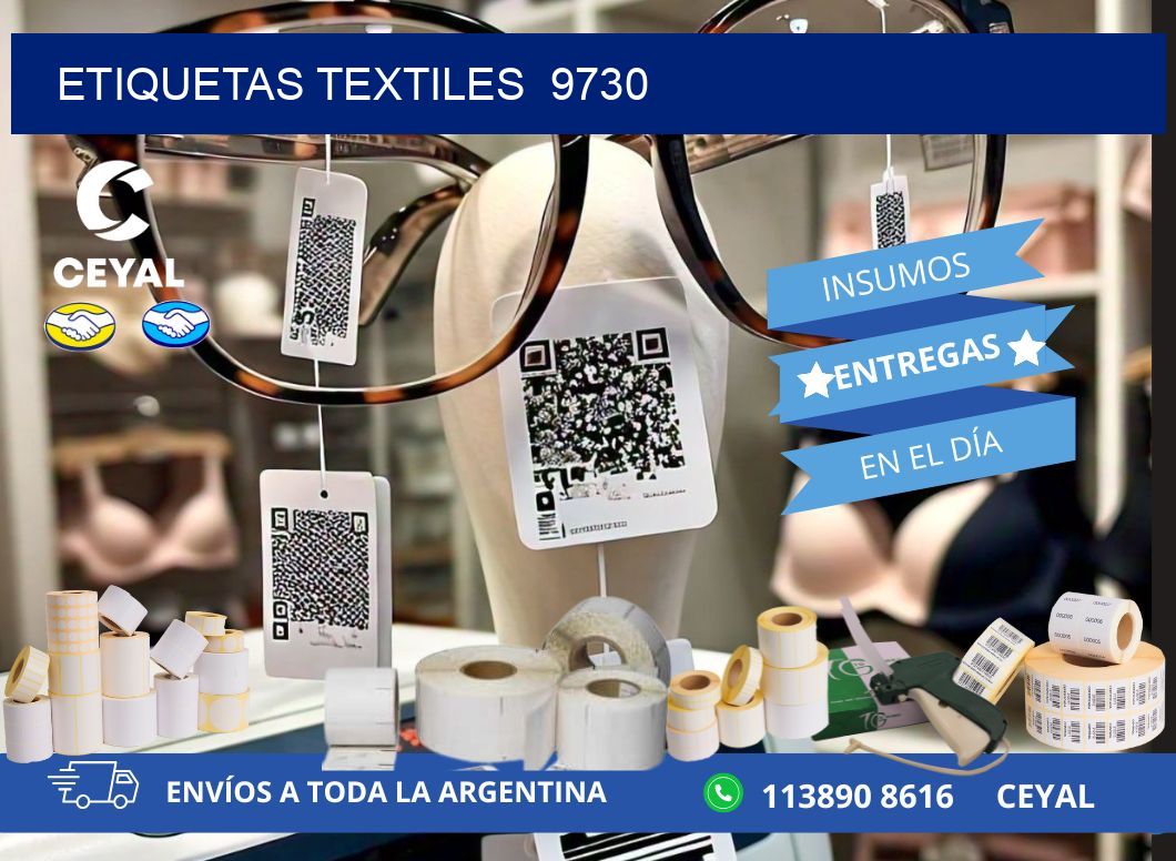 ETIQUETAS TEXTILES  9730