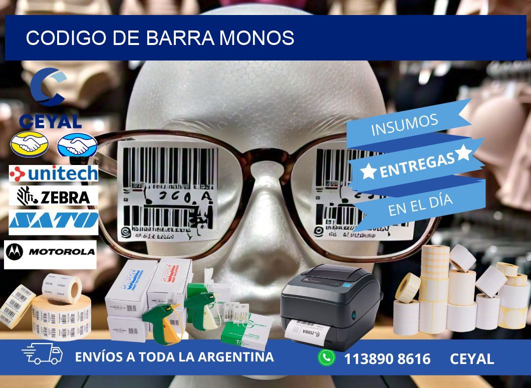 codigo de barra MONOS