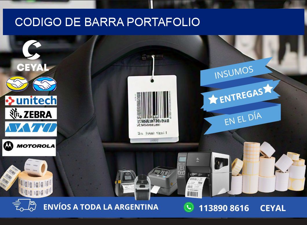 codigo de barra PORTAFOLIO