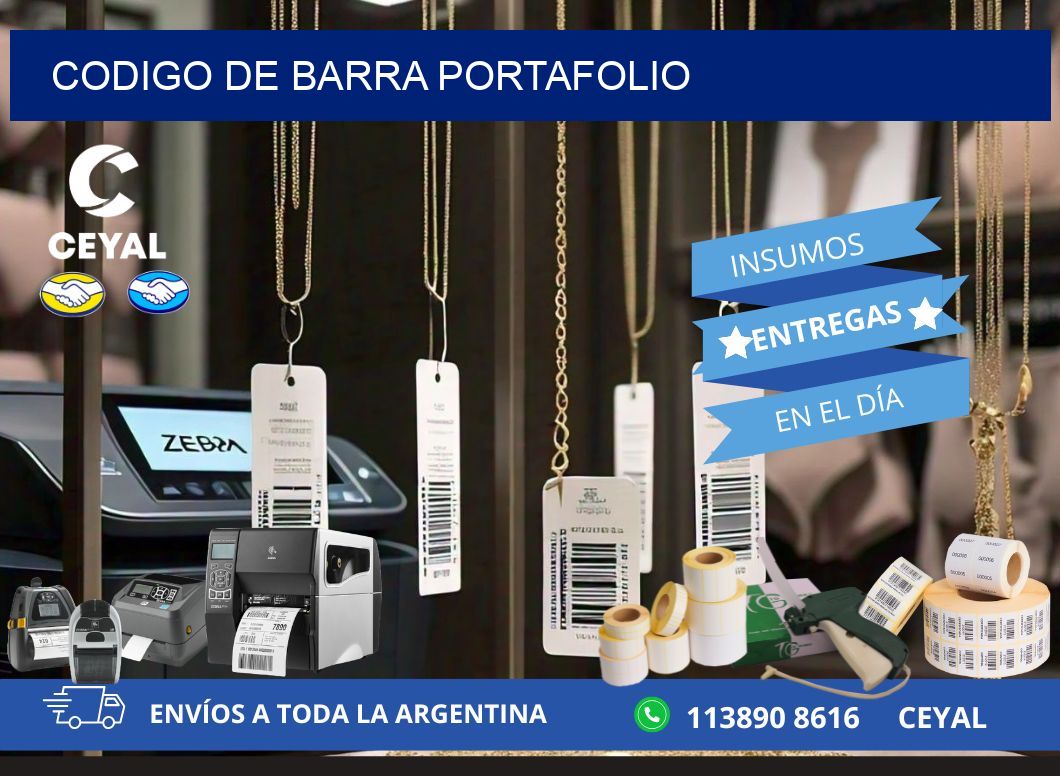 codigo de barra PORTAFOLIO