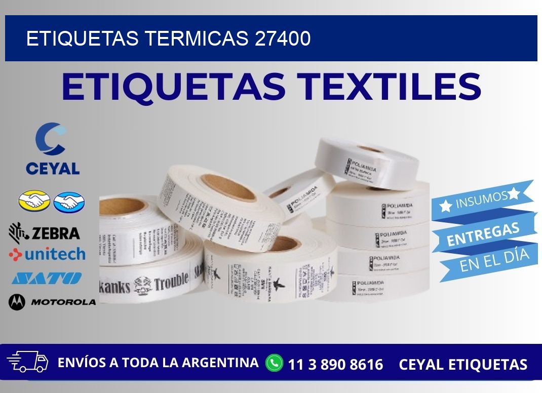 ETIQUETAS TERMICAS 27400