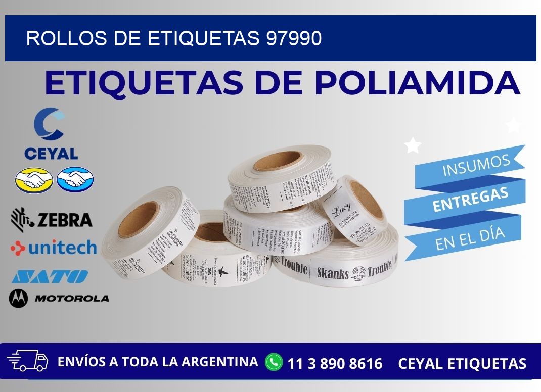 ROLLOS DE ETIQUETAS 97990