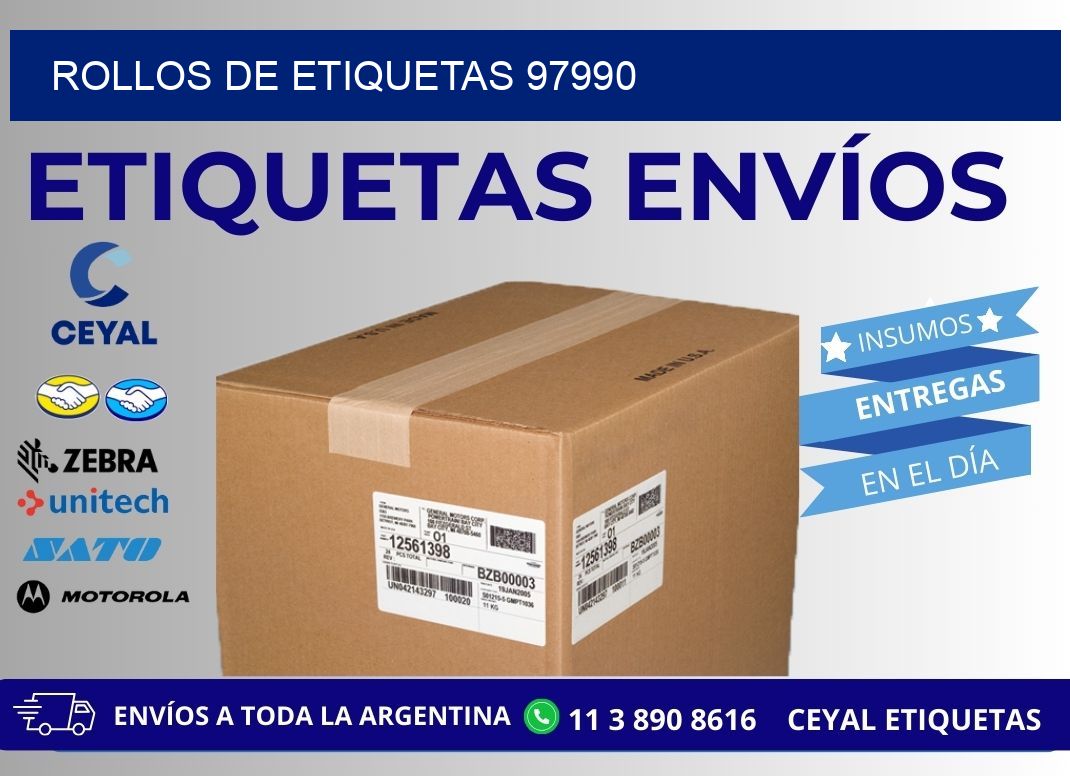 ROLLOS DE ETIQUETAS 97990