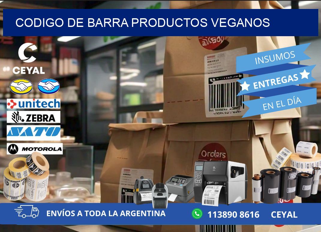 codigo de barra PRODUCTOS VEGANOS