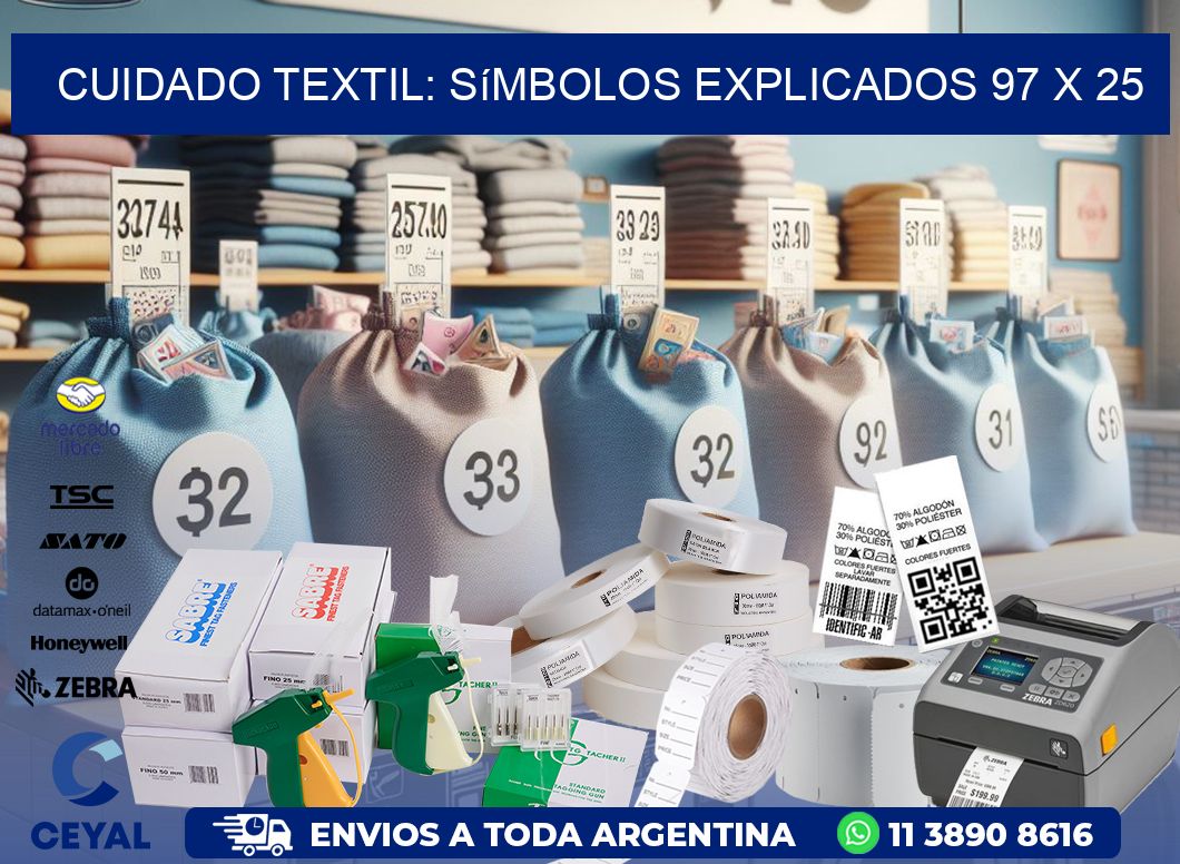 Cuidado Textil: Símbolos Explicados 97 x 25