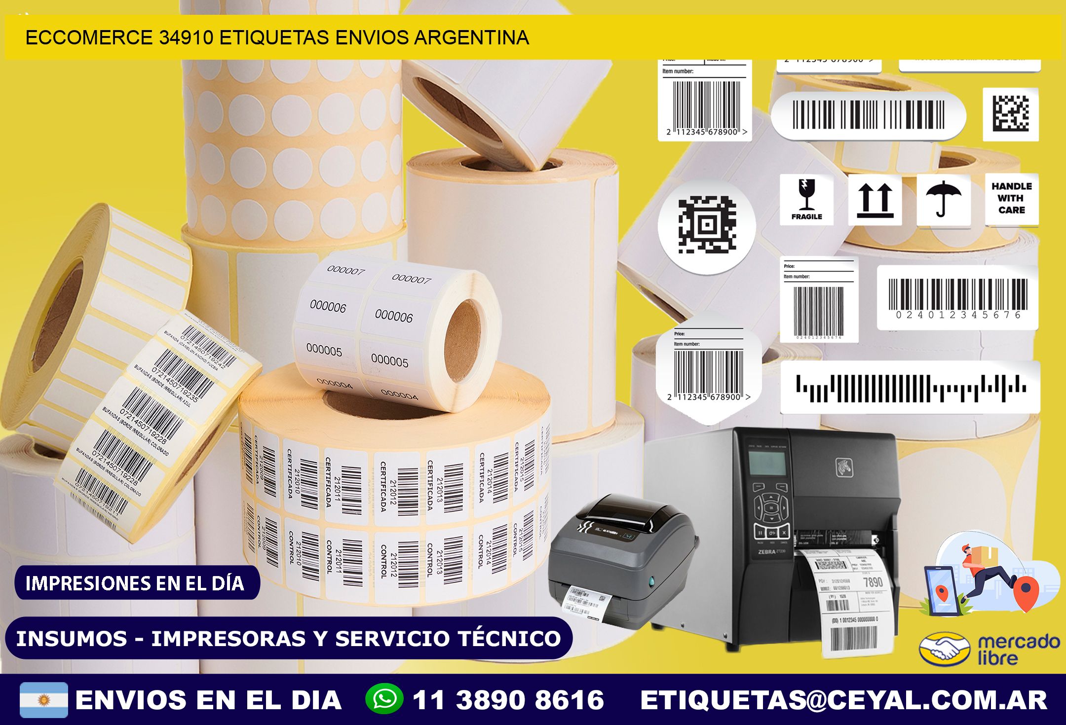 ECCOMERCE 34910 ETIQUETAS ENVIOS ARGENTINA